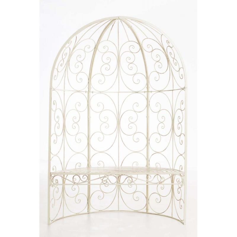 Halbpavillon HLO-CP4 mit Sitzbank ~ antik-creme