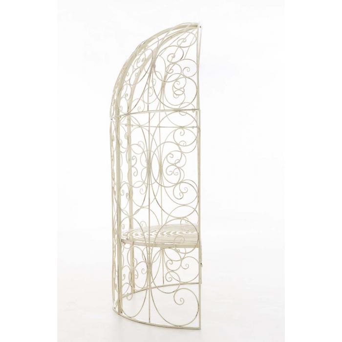 Halbpavillon HLO-CP4 mit Sitzbank ~ antik-creme