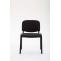 Besucherstuhl HLO-CP111 Stoff ~ schwarz