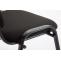 Besucherstuhl HLO-CP111 Stoff ~ schwarz