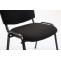 Besucherstuhl HLO-CP111 Stoff ~ schwarz