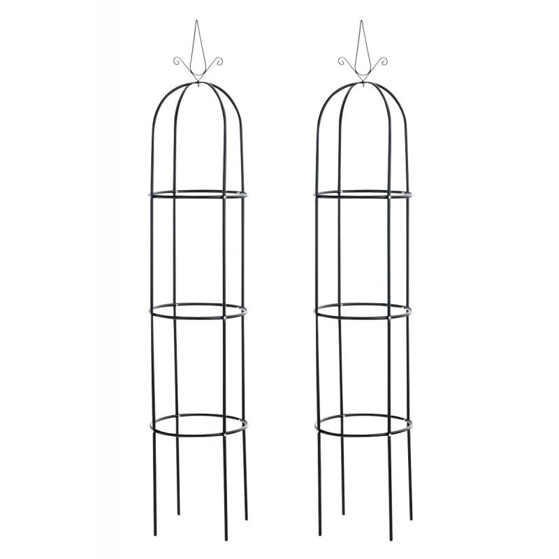 2er Set Rosensule HLO-CP2 ~ schwarz