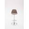 Barhocker HLO-CP24 Stoff ~ taupe