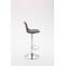 Barhocker HLO-CP24 Kunstleder ~ schwarz