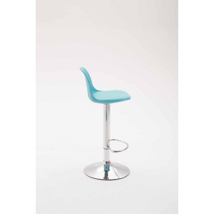 Barhocker HLO-CP24 Kunstleder ~ blau