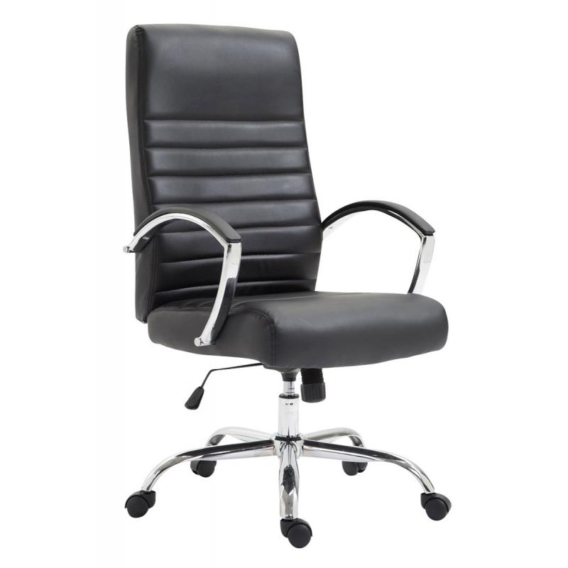 Brostuhl HLO-CP83 Kunstleder ~ schwarz