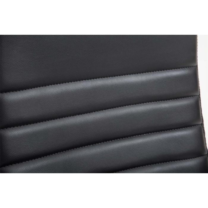 Brostuhl HLO-CP83 Kunstleder ~ schwarz