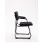 Besucherstuhl HLO-CP22 B Stoff ~ schwarz
