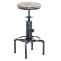 Barhocker HLO-CP70 Holz ~ antik silber