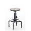 Barhocker HLO-CP70 Holz ~ antik silber