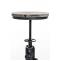Barhocker HLO-CP70 Holz ~ antik silber