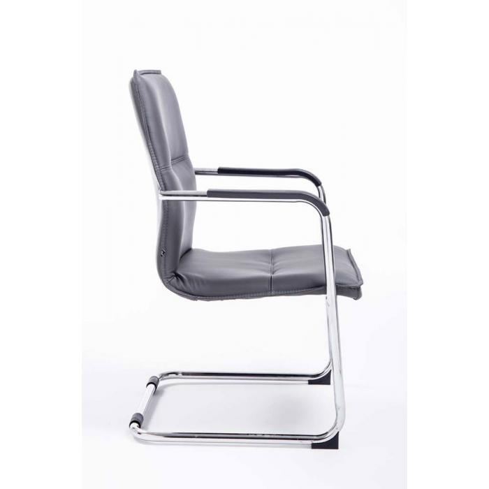 Besucherstuhl HLO-CP1 ~ grau