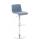 Barhocker HLO-CP20 Stoff ~ blau