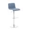 Barhocker HLO-CP20 Stoff ~ blau