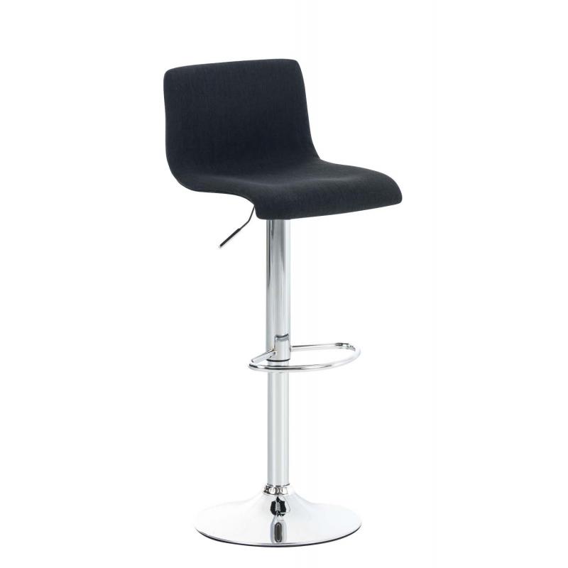 Barhocker HLO-CP20 Stoff ~ schwarz
