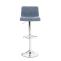 Barhocker HLO-CP20 Stoff ~ blau