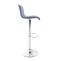 Barhocker HLO-CP20 Stoff ~ blau