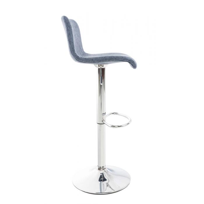 Barhocker HLO-CP20 Stoff ~ blau
