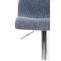 Barhocker HLO-CP20 Stoff ~ blau