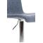 Barhocker HLO-CP20 Stoff ~ blau