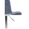 Barhocker HLO-CP20 Stoff ~ blau