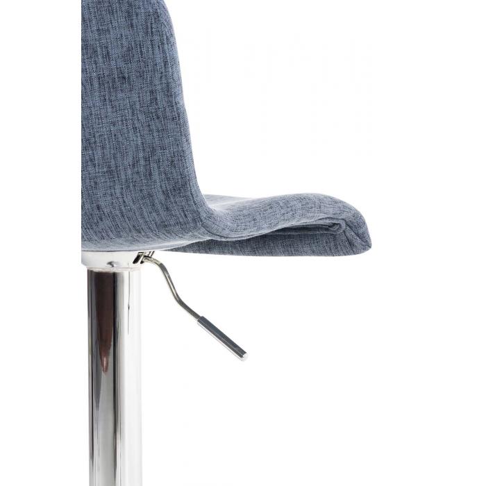 Barhocker HLO-CP20 Stoff ~ blau