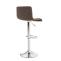 Barhocker HLO-CP20 Stoff ~ braun