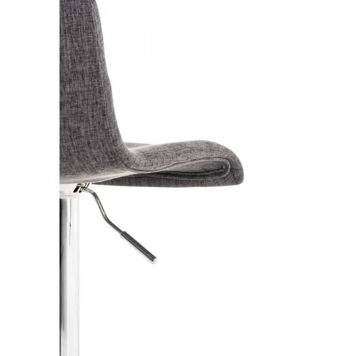 Barhocker HLO-CP20 Stoff ~ hellgrau