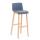 Barhocker HLO-CP20 Stoff Natura ~ blau