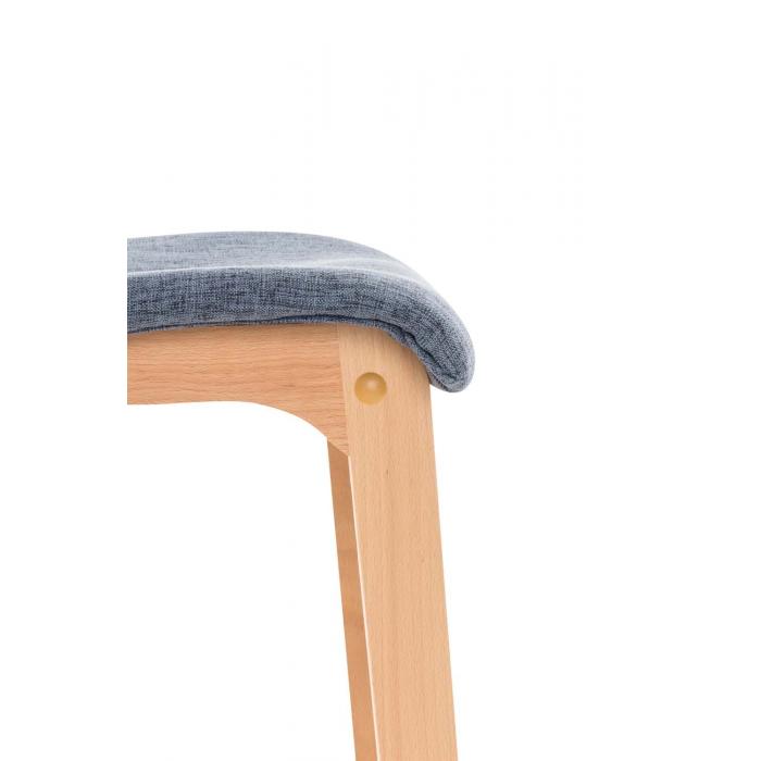 Barhocker HLO-CP20 Stoff Natura ~ blau