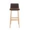 Barhocker HLO-CP20 Stoff Natura ~ braun