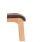 Barhocker HLO-CP20 Stoff Natura ~ braun