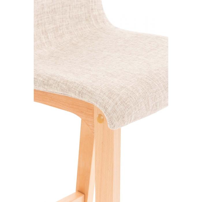 Barhocker HLO-CP20 Stoff Natura ~ creme