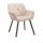 Besucherstuhl HLO-CP15 walnuss ~ creme Besucherstuhl HLO-CP15 walnuss ~ creme