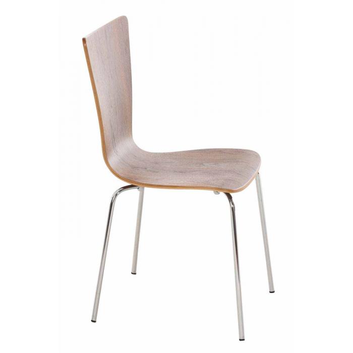 Besucherstuhl HLO-CP84 ~ walnuss