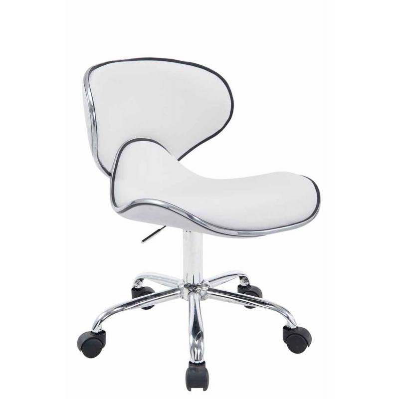 Arbeitshocker HLO-CP104 V2 Kunstleder ~ wei