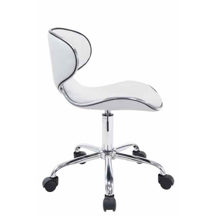 Arbeitshocker HLO-CP104 V2 Kunstleder ~ wei