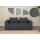 2er-Sofa HWC-O54, Couch 2-Sitzer Loungesofa, modular Stoff/Textil (300g/m) 63x194x97cm ~ dunkelgrau