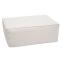 Sofa-Garnitur HWC-O54, Couch Sofa Loungesofa mit Ottomane modular vakuumiert, Stoff/Textil 63x270x190cm ~ creme