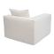 Sofa-Garnitur HWC-O54, Couch Sofa Loungesofa mit Ottomane modular vakuumiert, Stoff/Textil 63x270x190cm ~ creme