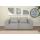 2er-Sofa HWC-O54, Couch 2-Sitzer Loungesofa, modular Stoff/Textil (300g/m) 63x194x97cm ~ hellgrau