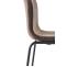 2er Set Barhocker HLO-CP20 Stoff 4-Fu Gestell schwarz ~ braun