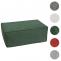Ottomane HWC-O54, Hocker Fuablage Recamiere Chaiselongue, Stoff/Textil (300g/m) 38x75x97cm ~ grn