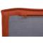 Ottomane HWC-O54, Hocker Fuablage Recamiere Chaiselongue, Stoff/Textil (300g/m) 38x75x97cm ~ terrakotta