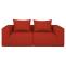 2er-Sofa HWC-O54, Couch 2-Sitzer Loungesofa, modular Stoff/Textil (300g/m) 63x194x97cm ~ terrakotta