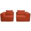 2er-Sofa HWC-O54, Couch 2-Sitzer Loungesofa, modular Stoff/Textil (300g/m) 63x194x97cm ~ terrakotta