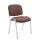 Besucherstuhl HLO-CP111 C Stoff ~ braun