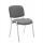 Besucherstuhl HLO-CP111 C Stoff ~ grau