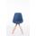 Besucherstuhl HLO-CP8 Stoff Natura Square ~ blau