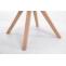Besucherstuhl HLO-CP8 Stoff Natura Square ~ taupe